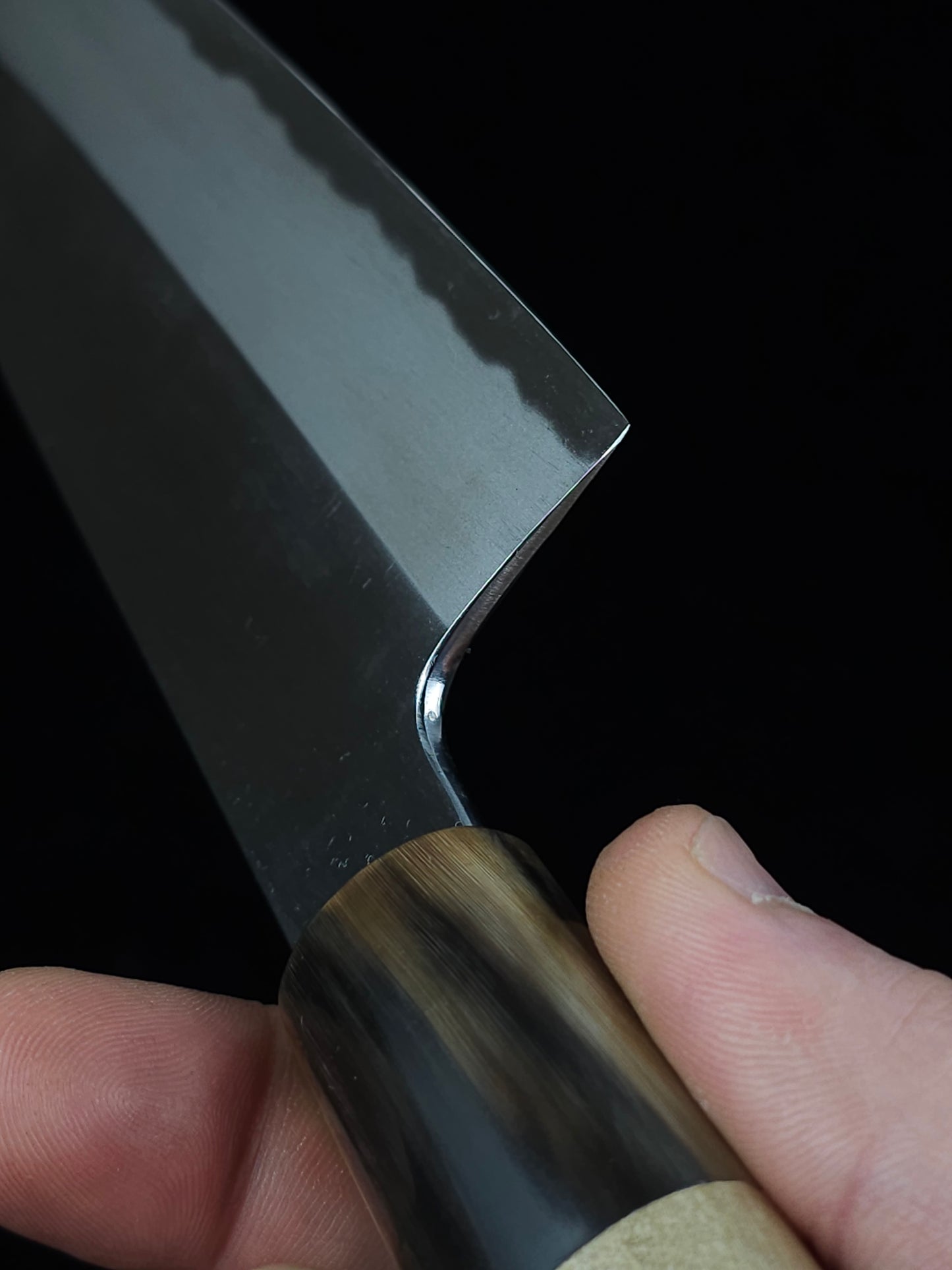 Mizuno Tanrenjo Akitada DX Blue1 Gyuto 210mm