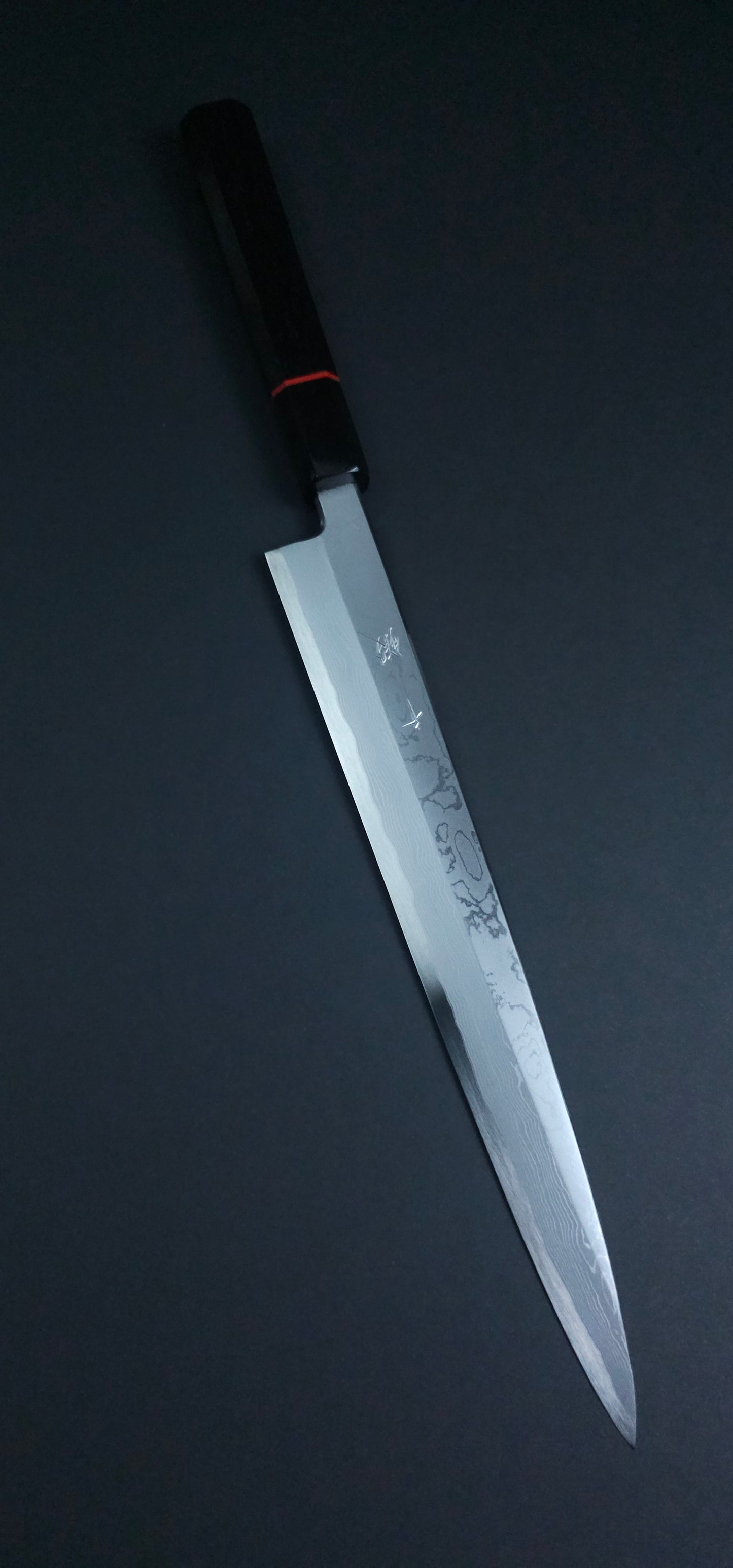 Yoshikazu Tanaka Blue1 Damascus Yanagiba 270mm