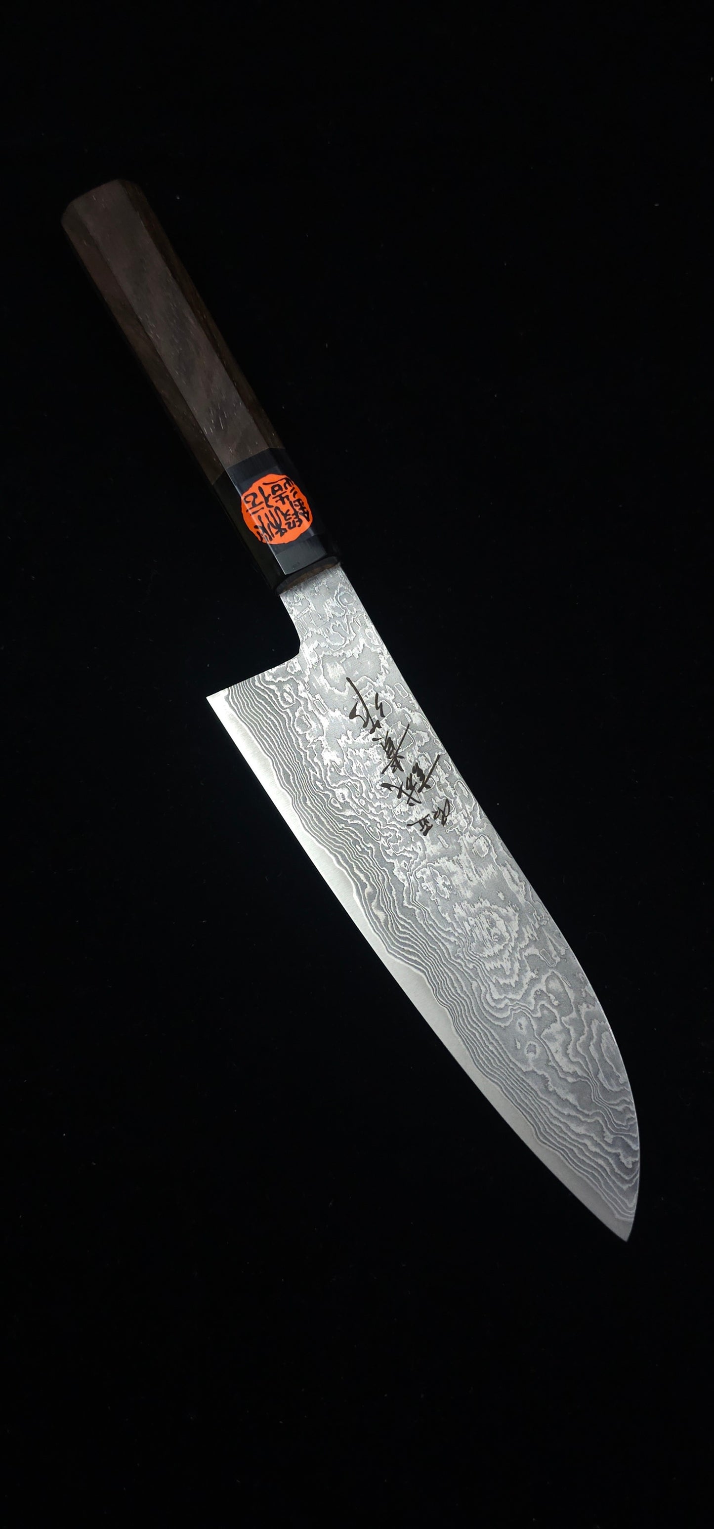 Shigeki Tanaka Harukaze R2 Damascus Santoku 165mm