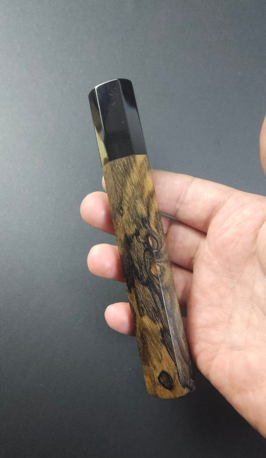 Black Persimmon With Dark Buffalo Horn Ferrule