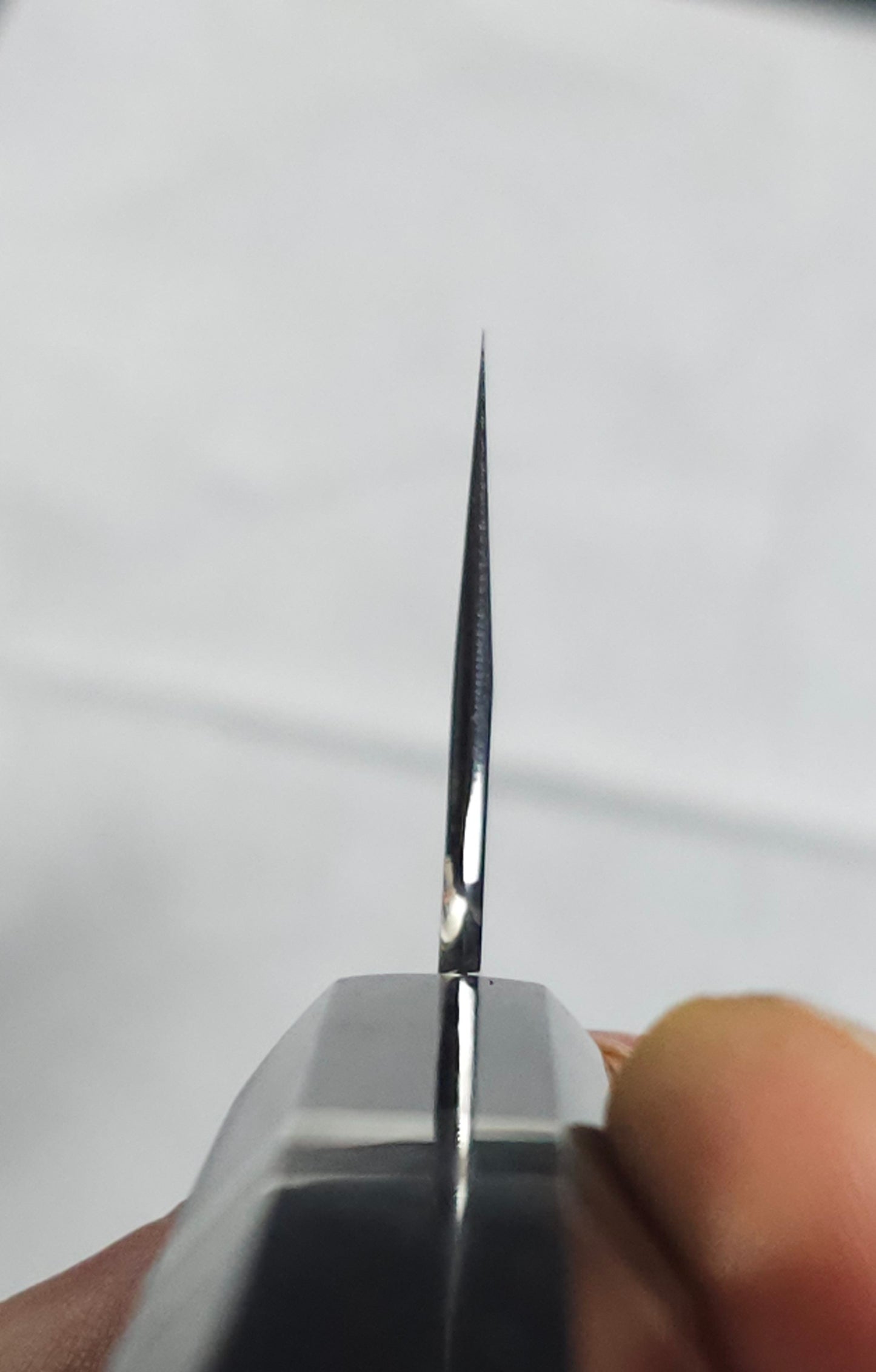Tadokoro Hamono Ginsan(Silver3) Kiritsuke Gyuto 210mm-Mirror Polished with Minesori