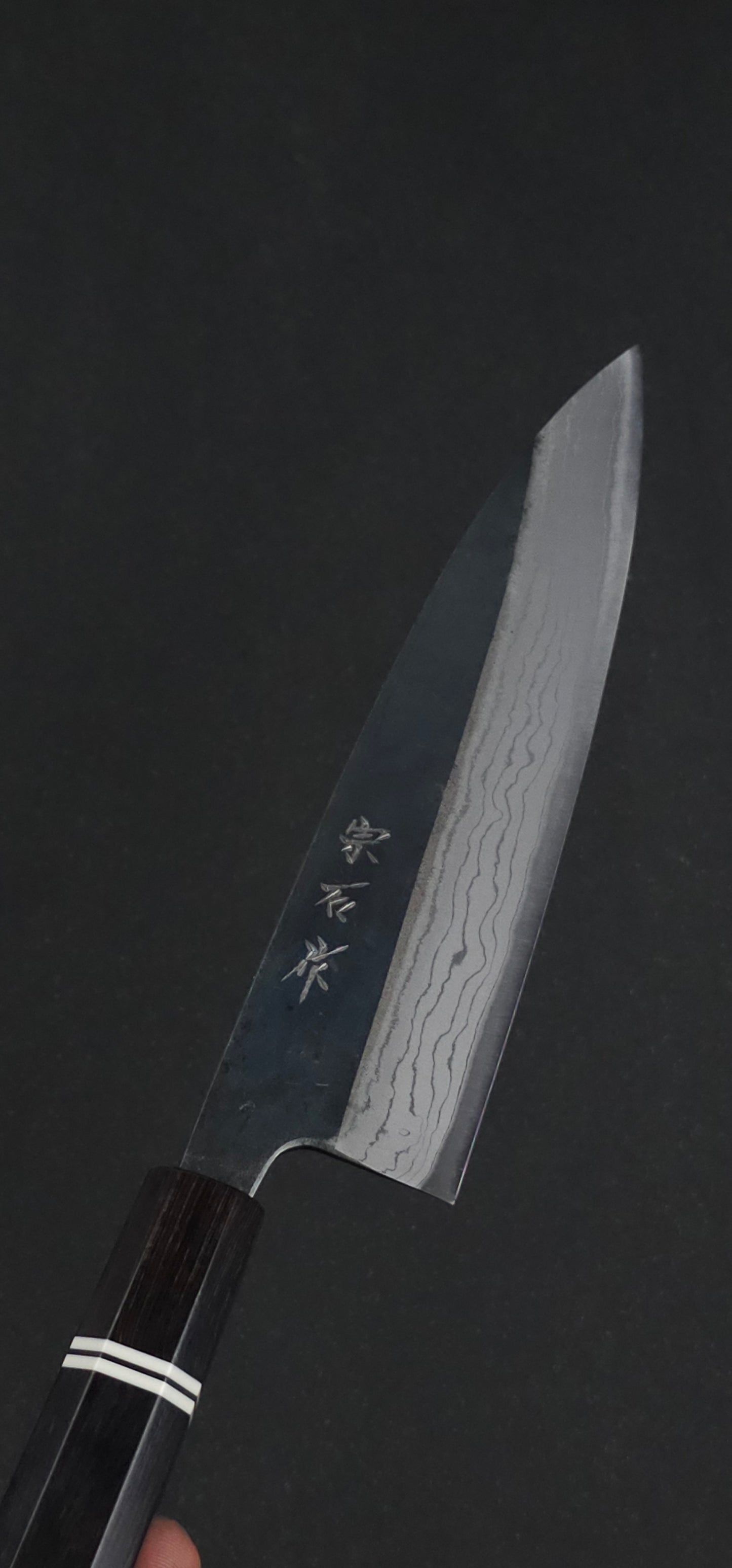 Muneishi Hamono Blue2 Kuro Damascus Gyuto 210mm
