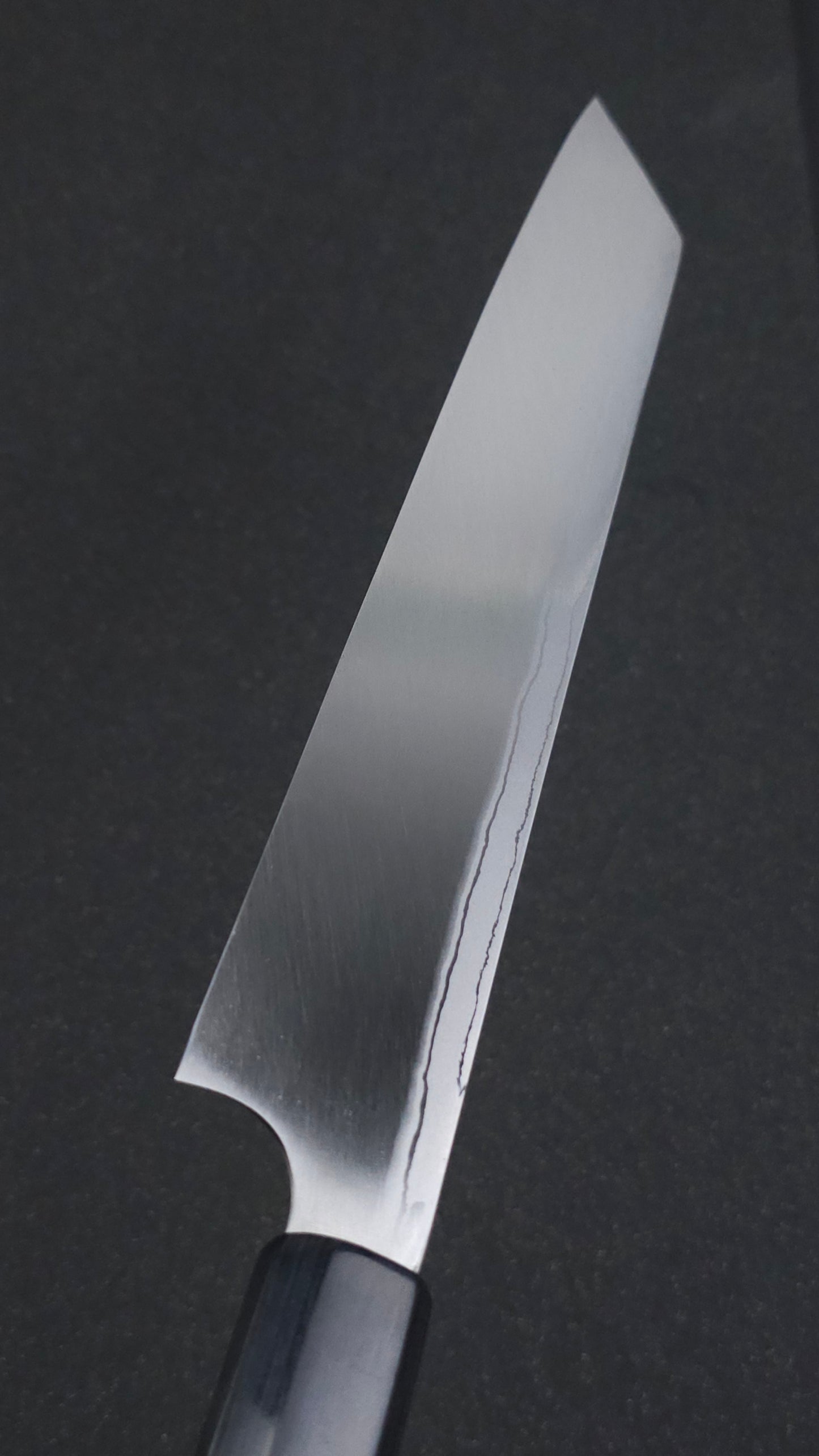 Shisei-Hideo Kitaoka White2 Damascus Yanagiba Kiritsuke 240mm