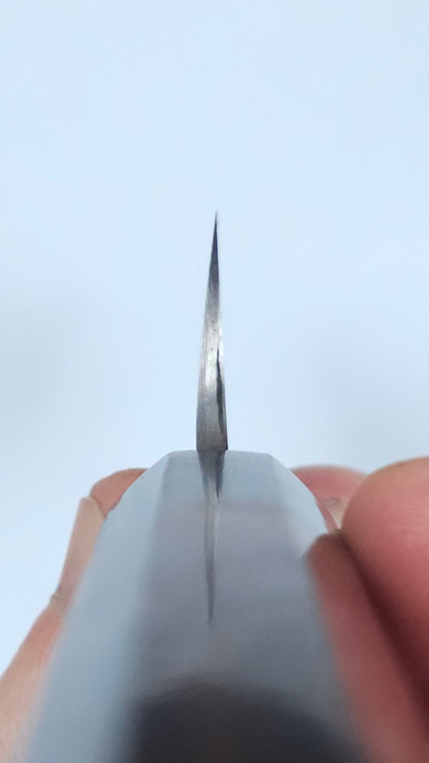 Shisei-Hideo Kitaoka White2 Damascus Yanagiba Kiritsuke 240mm