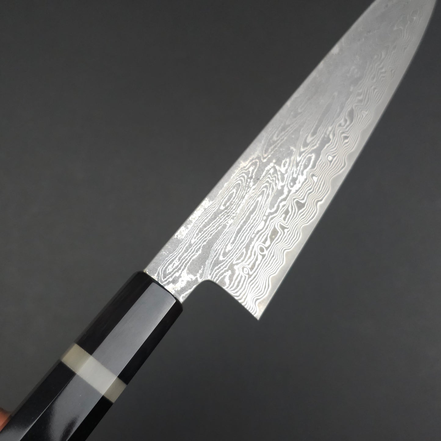 Nakagawa & Sakai Kikumori SPG STRIX Damascus Gyuto 210mm