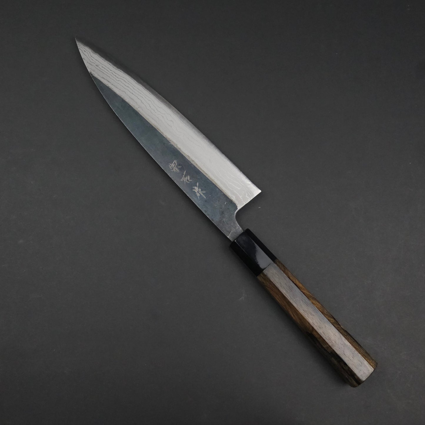 Black Persimmon With Dark Buffalo Horn Ferrule