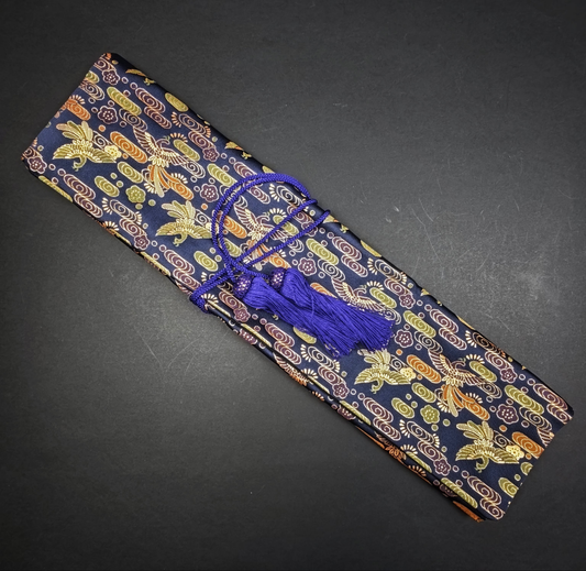 Kinran Handmade Japanese Knife Rolls-up 4 knives 545x420mm