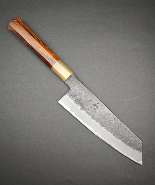 Mutsumi Hinoura White2 Nashiji Bunka 165mm-Iron clad