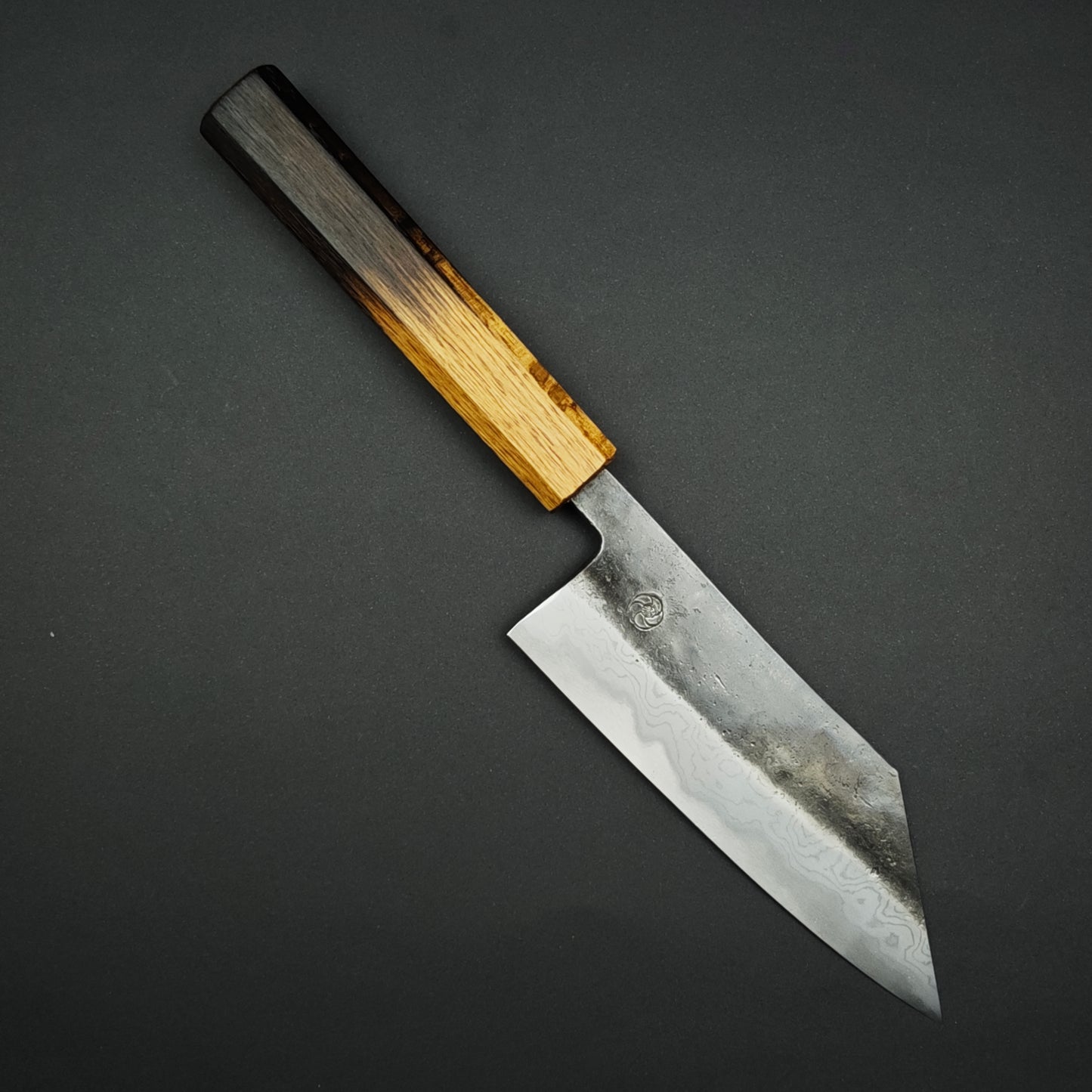 7 Miyazaki Kajiya Blue2 Multi-layered Hon-warikomi Bunka 150mm