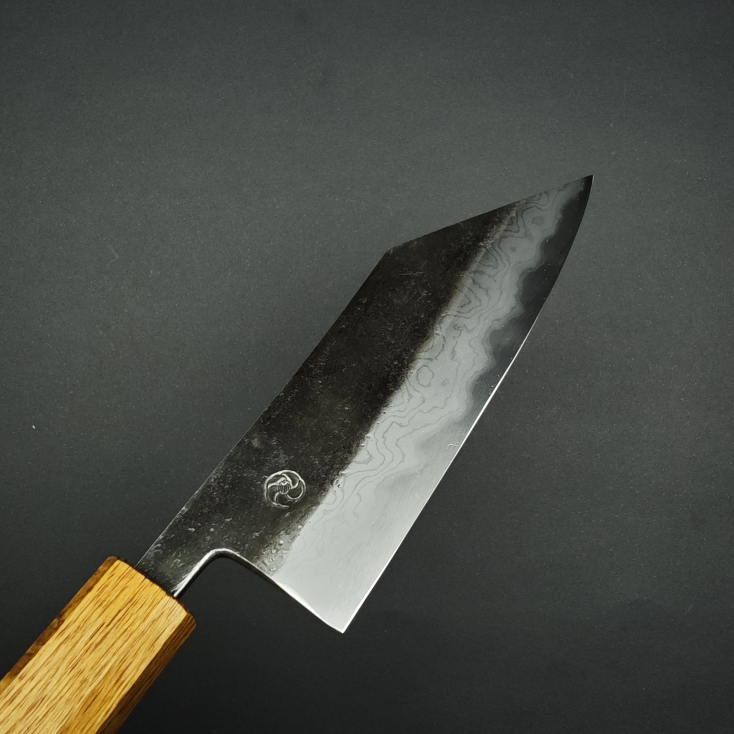 7 Miyazaki Kajiya Blue2 Multi-layered Hon-warikomi Bunka 150mm