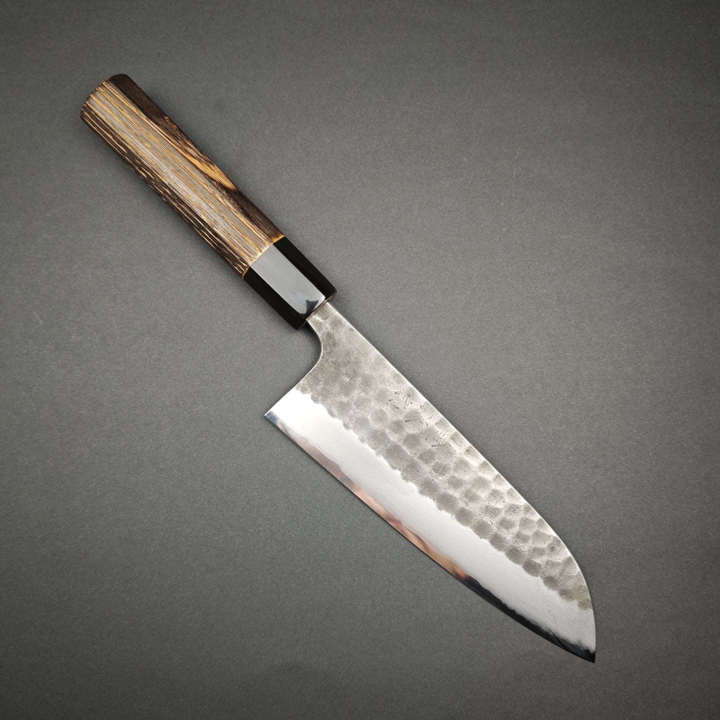 Toshihiro Wakui White2 Tsuchime Santoku 165mm