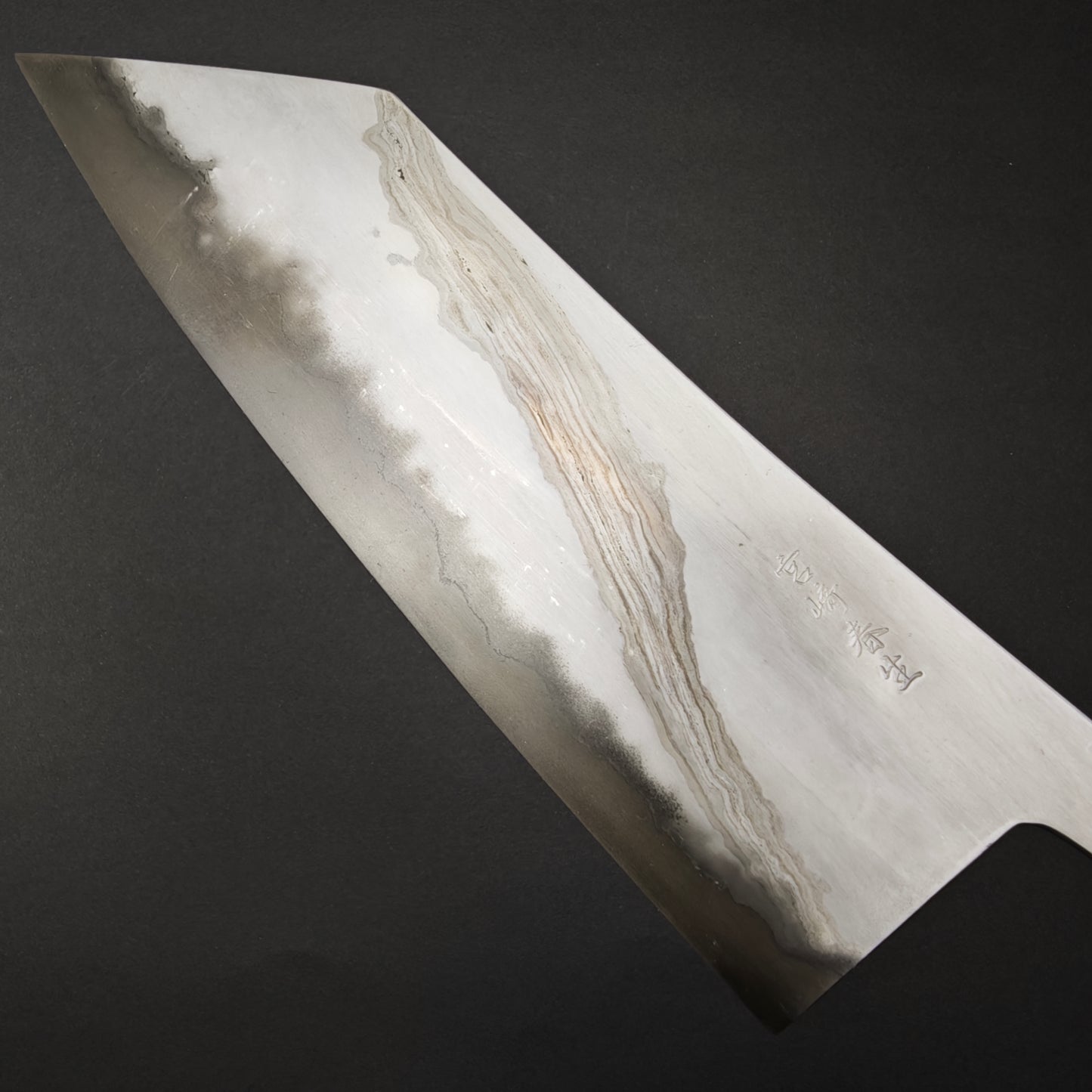 18 Miyazaki Kajiya Blue2 Bunka 195mm Super Soft Steel Hon-warikomi