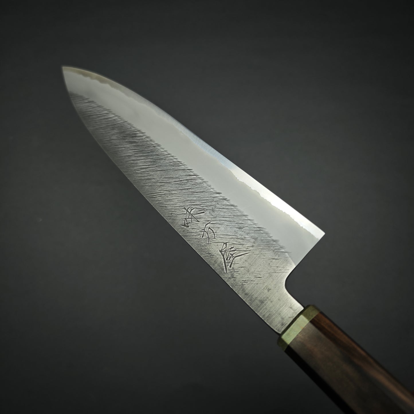 Mutsumi Hinoura White2 Pine Needle Gyuto 210mm