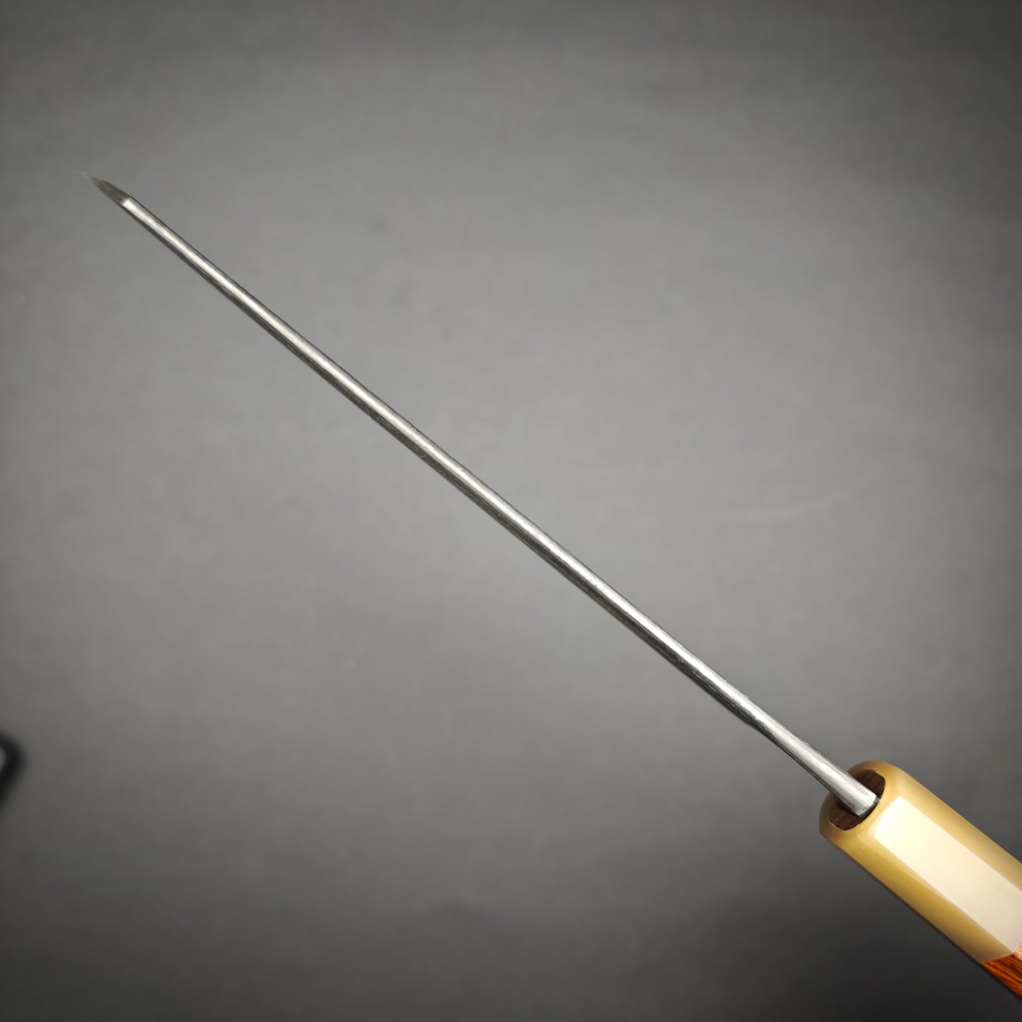 Mutsumi Hinoura White2 Nashiji Bunka 165mm-Iron clad