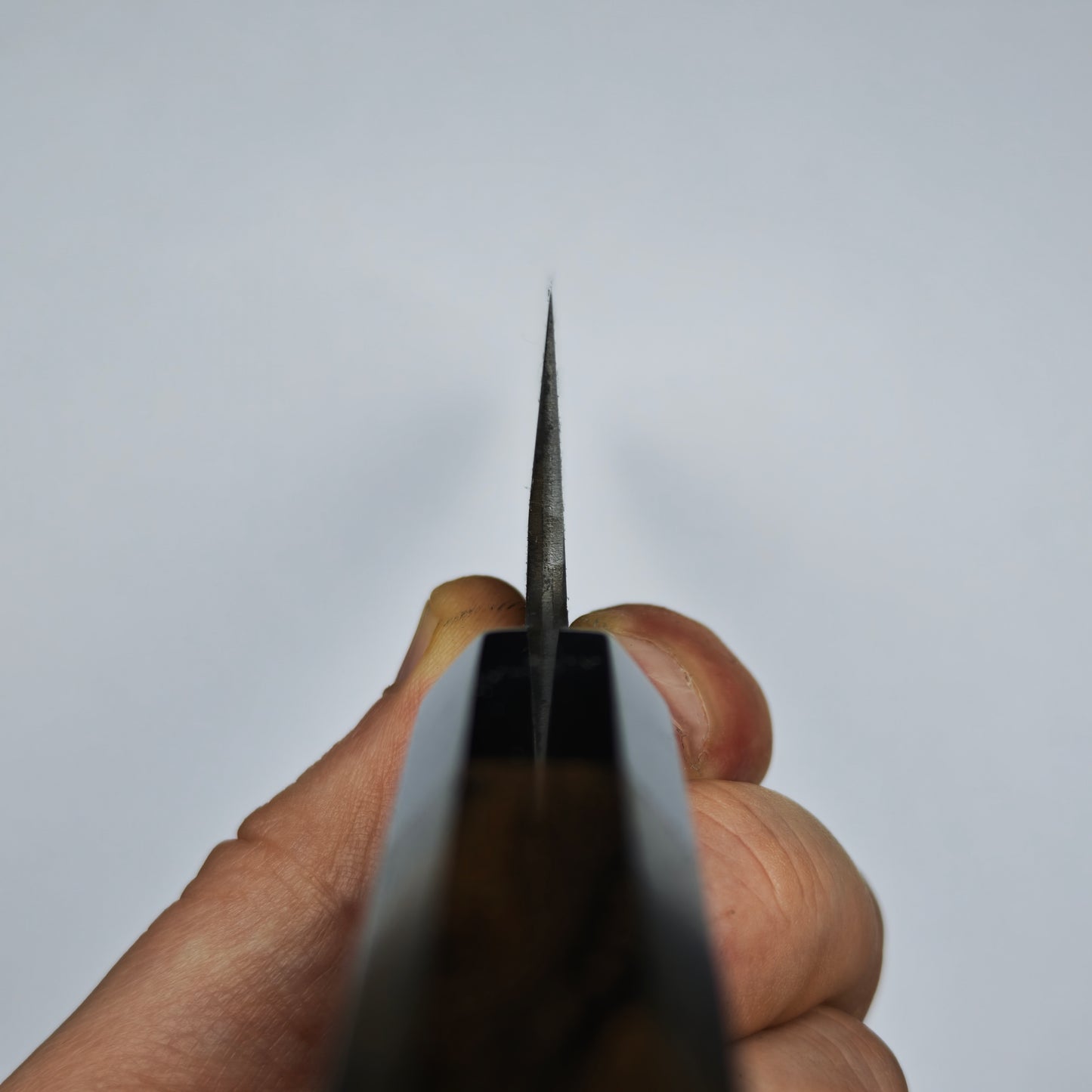 Mutsumi Hinoura White2 Nashiji Sujihiki 210mm-Stainless clad