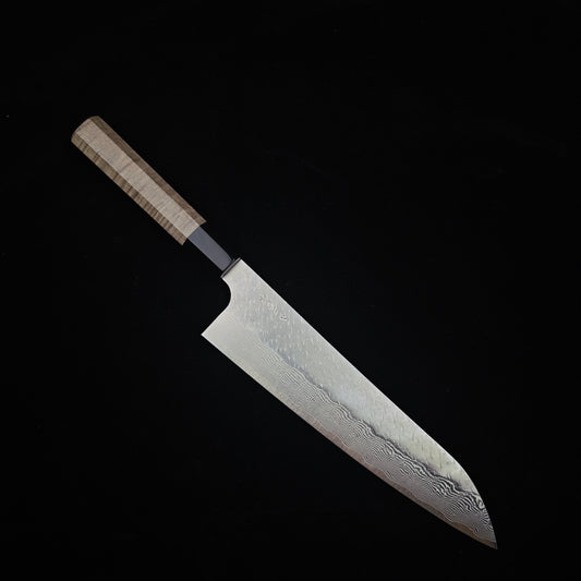 Nigara Hamono SPG Strix Damascus Gyuto 240mm