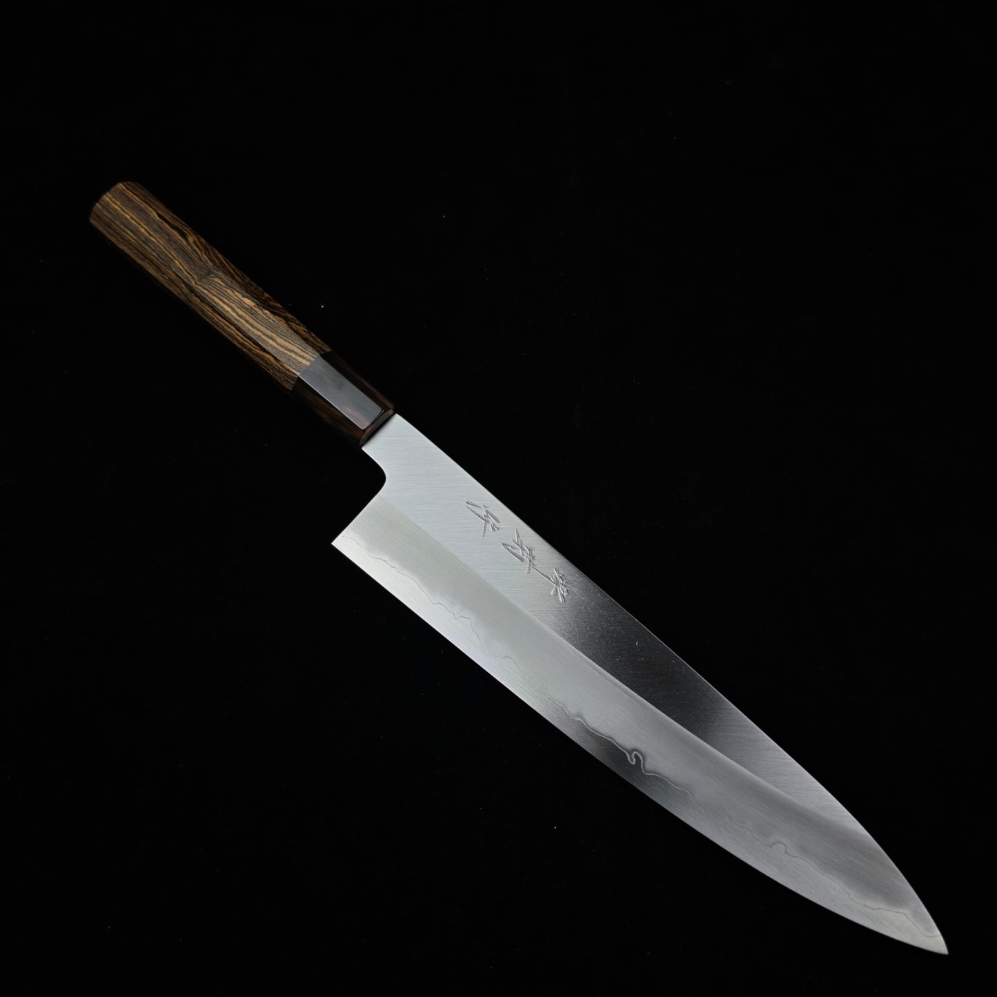 Sakai Kikumori-Yoshikazu Tanaka Blue Super Kasumi Gyuto 240mm