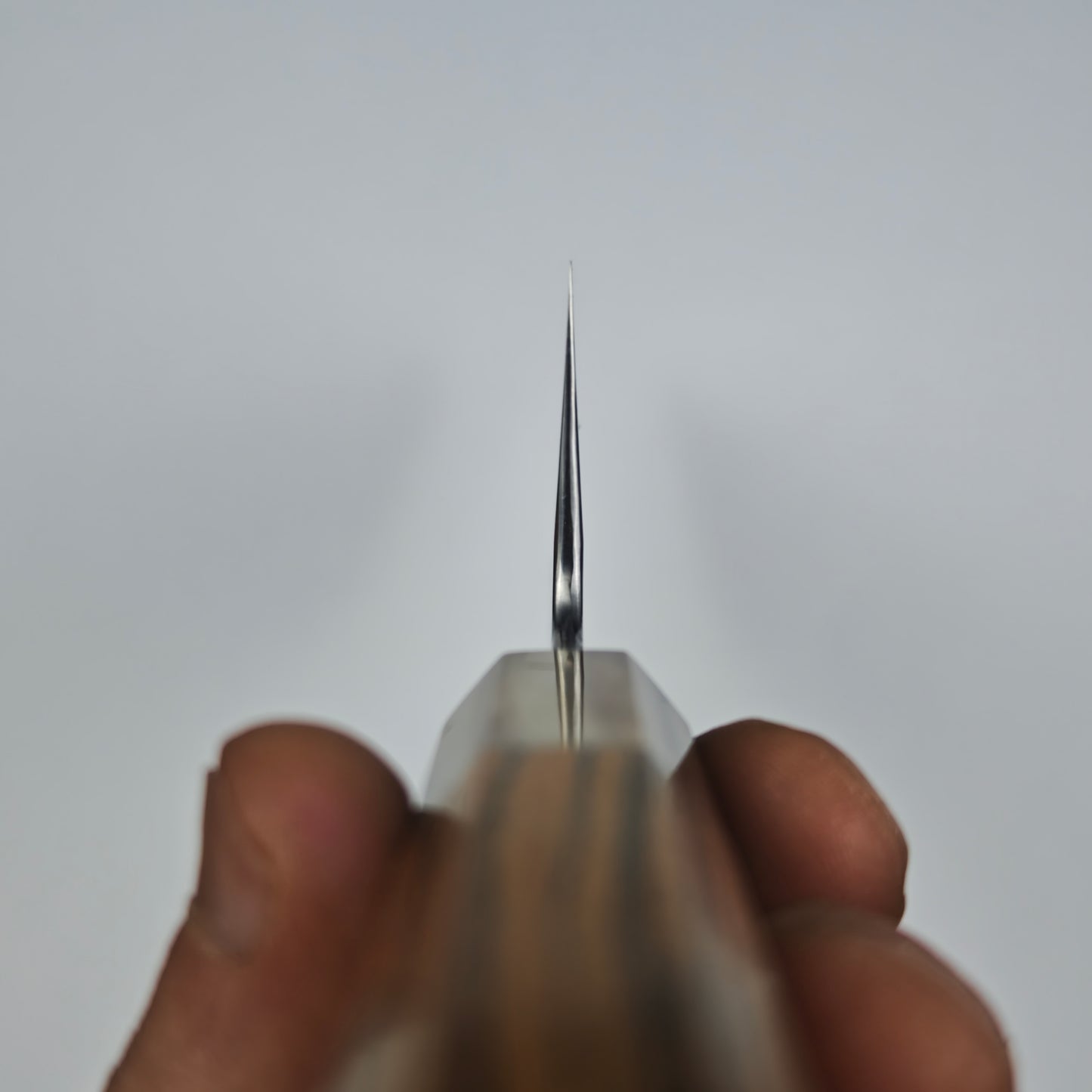 Sakai Kikumori-Yoshikazu Tanaka Blue Super Kasumi Kiritsuke Santoku 180mm