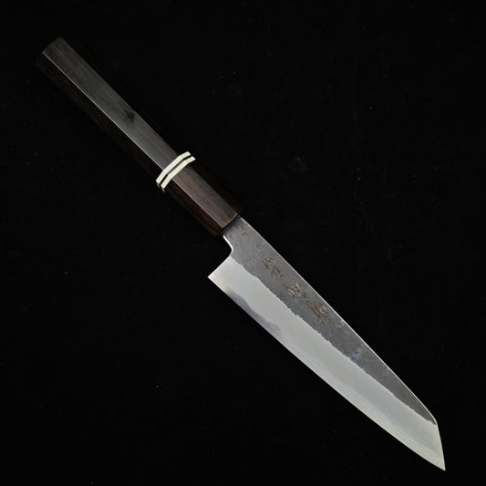 Sakai Kikumori-Yoshikazu Tanaka White2 Kuro Kiritsuke Petty 135mm