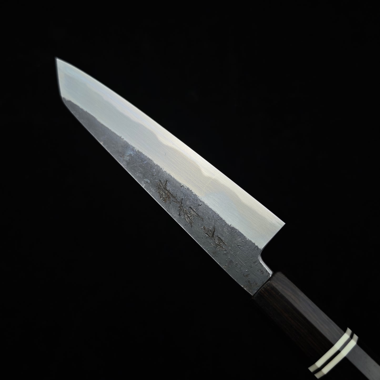 Sakai Kikumori-Yoshikazu Tanaka White2 Kuro Kiritsuke Petty 135mm