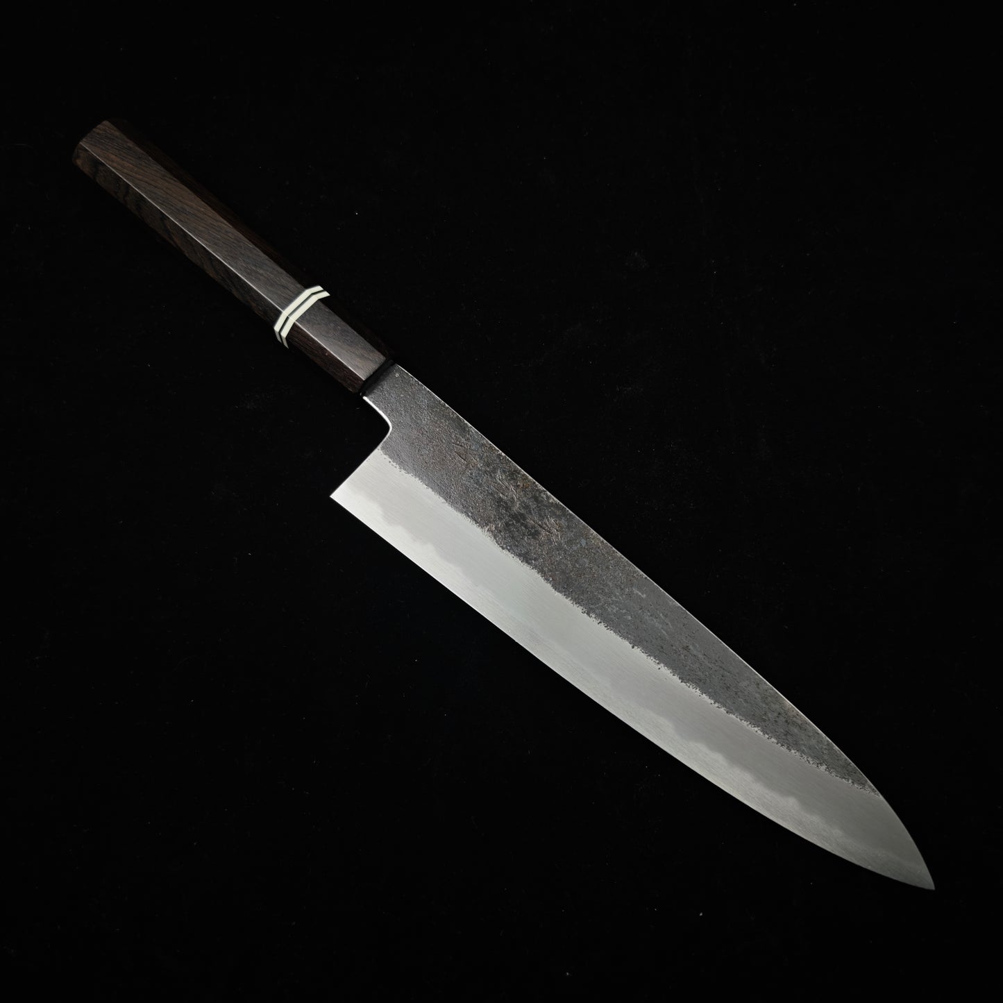 Sakai Kikumori-Yoshikazu Tanaka White2 Kuro Gyuto 240mm