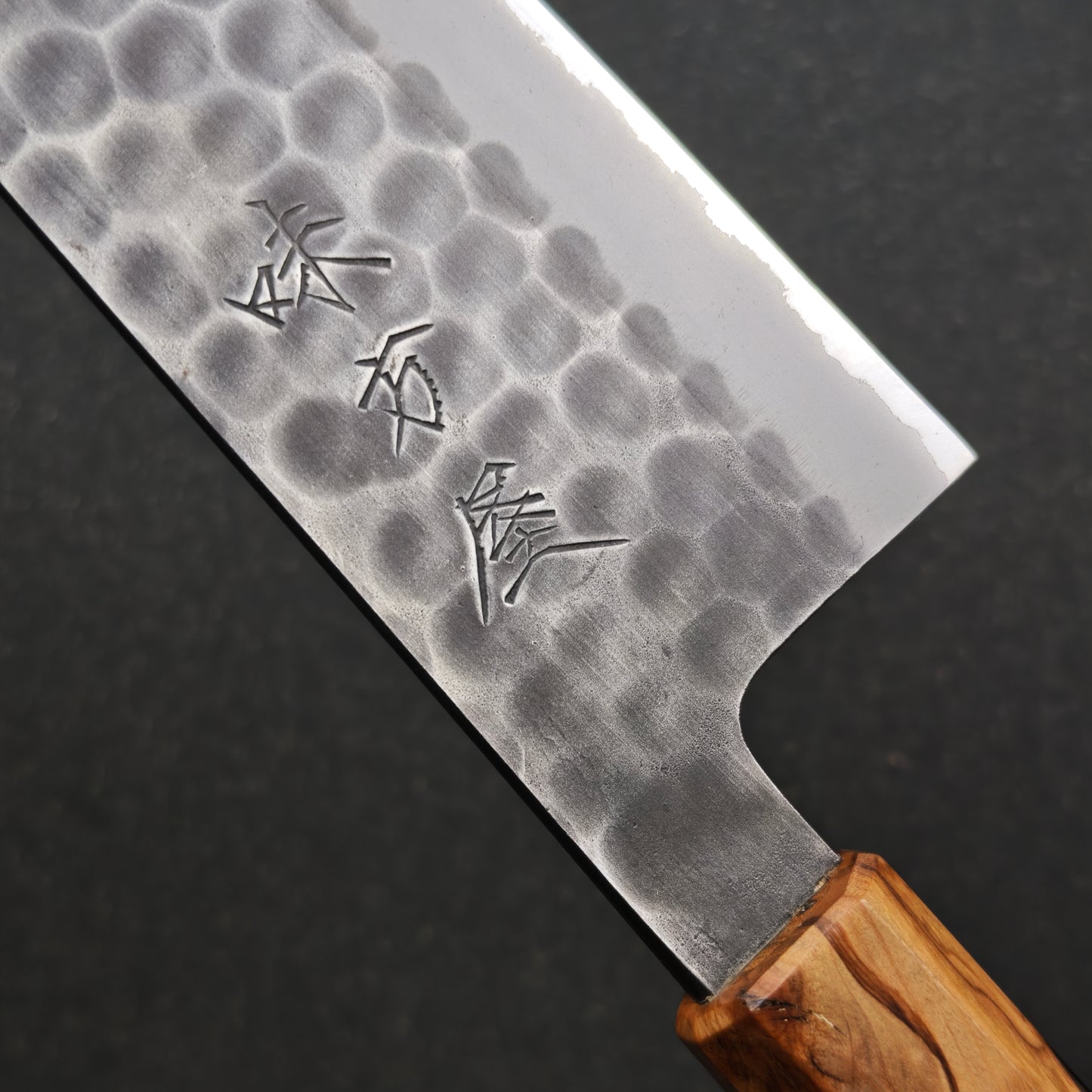 Mutsumi Hinoura White2 Tsuchime Gyuto 210mm-Stainless clad