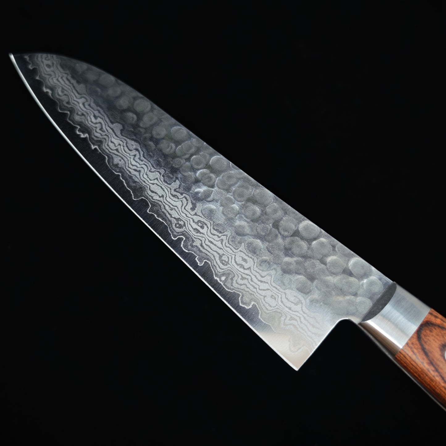 Shisei VG10 Sumi Tsuchime Santoku 180mm