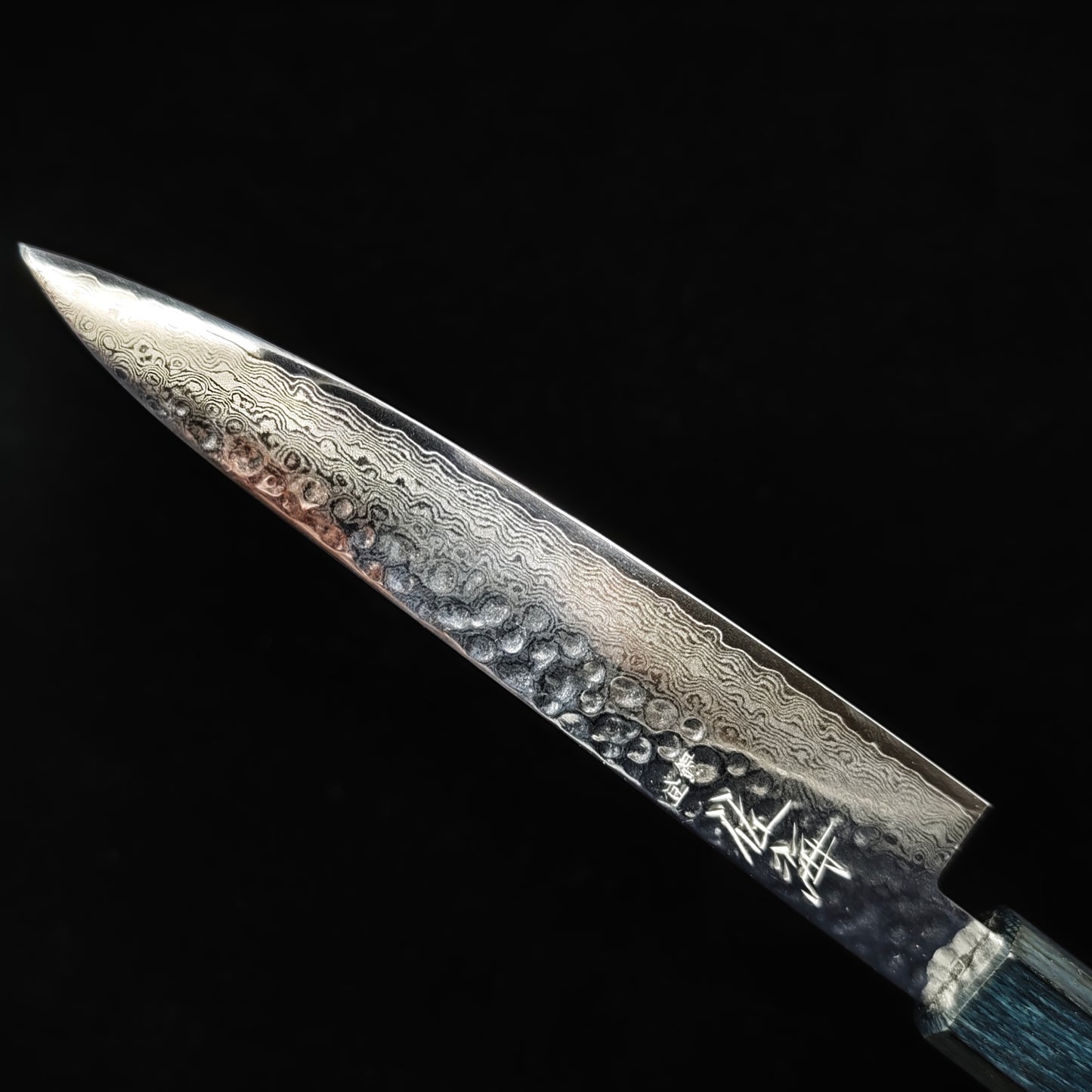 Touroku Sakai KAGAYAKI VG10 Damascus Tsuchime Petty 150mm