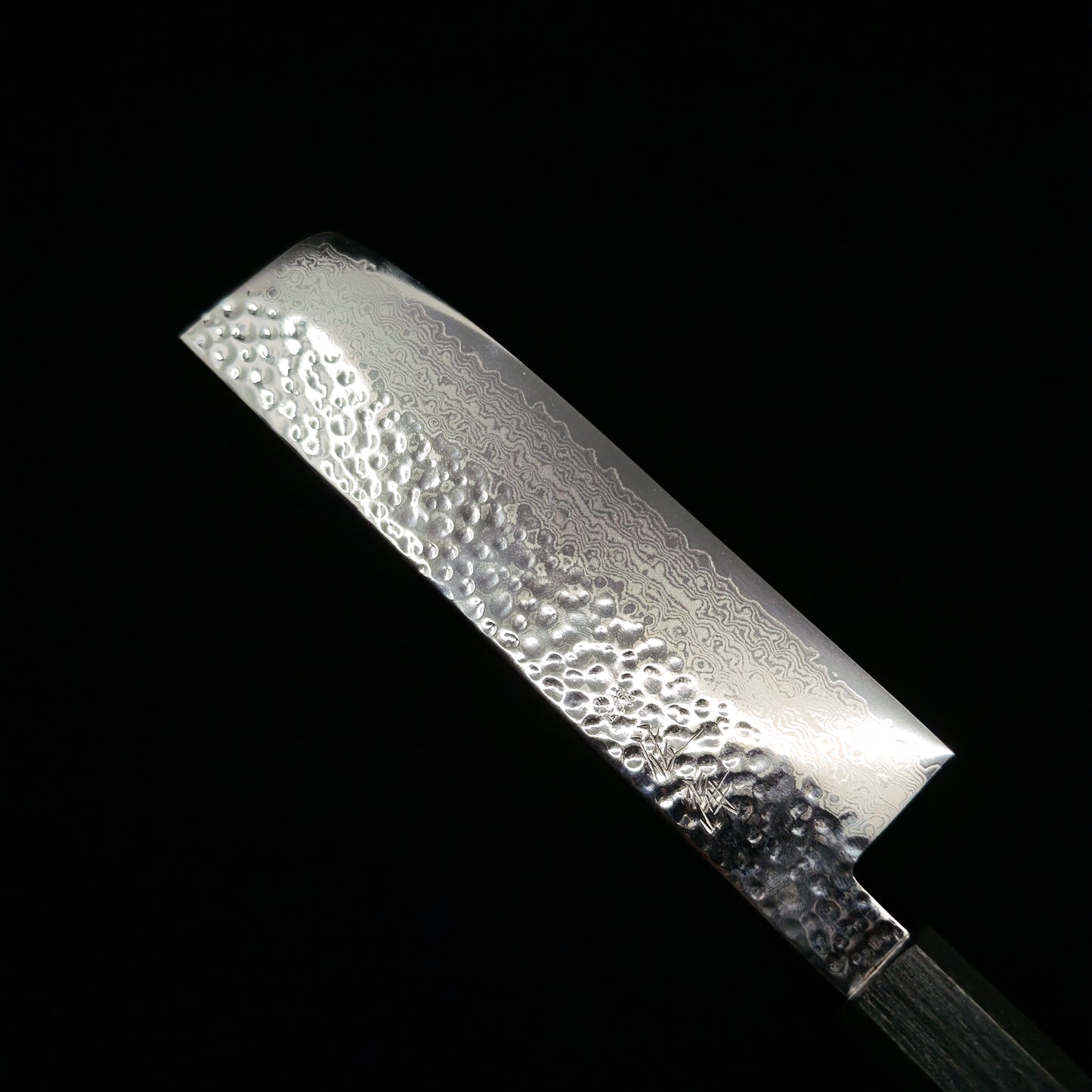 Touroku Sakai KAGAYAKI VG10 Damascus Tsuchime Nakiri 160mm