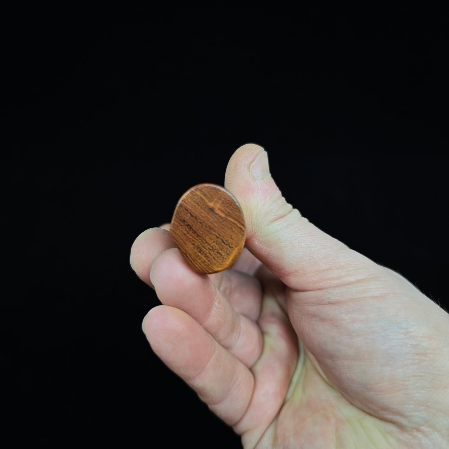 D-shape Desert Ironwood with Blond Buffalo Horn Ferrule (Addon)