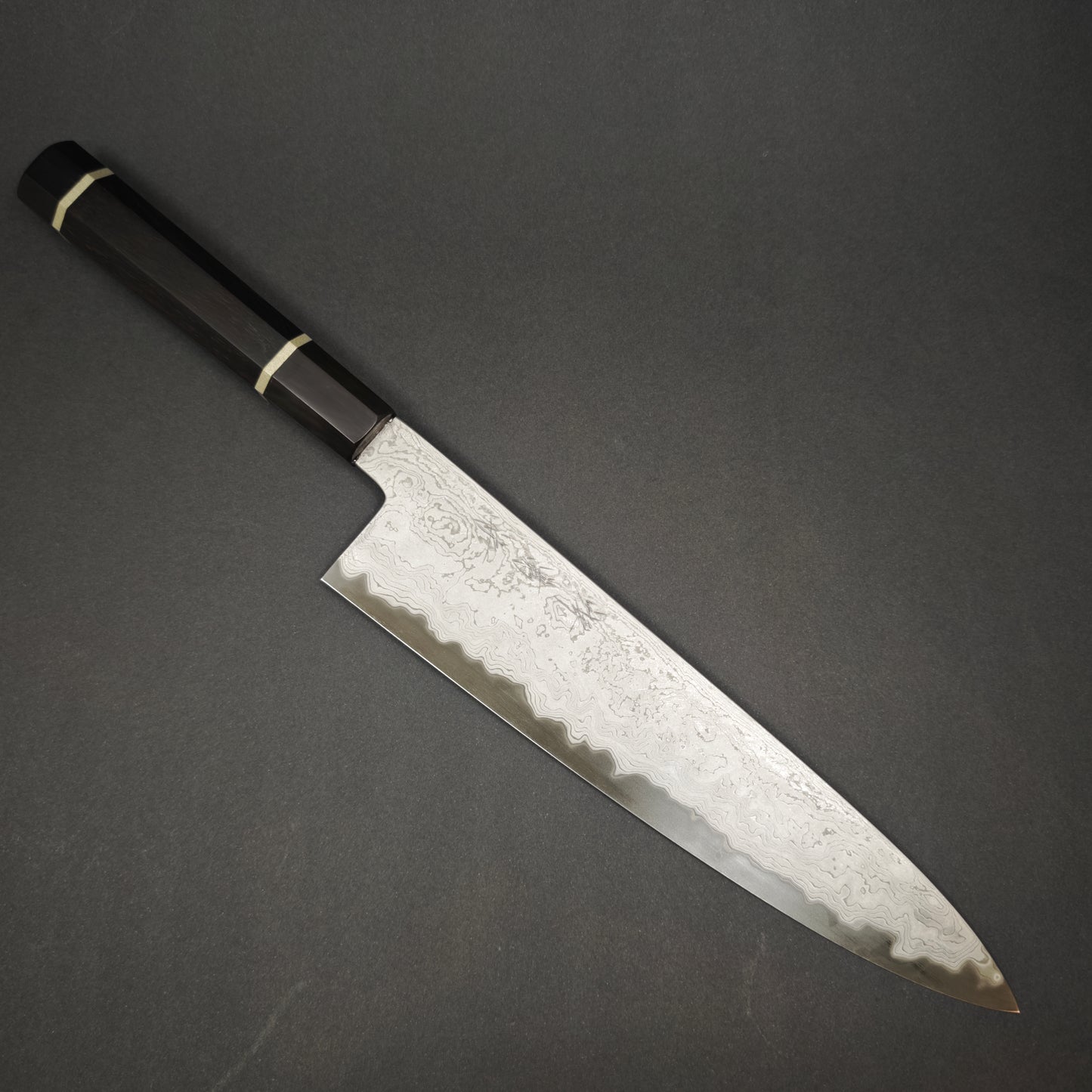 Sakai Kikumori Yoshikazu-Tanaka Blue1 Gyuto 240mm