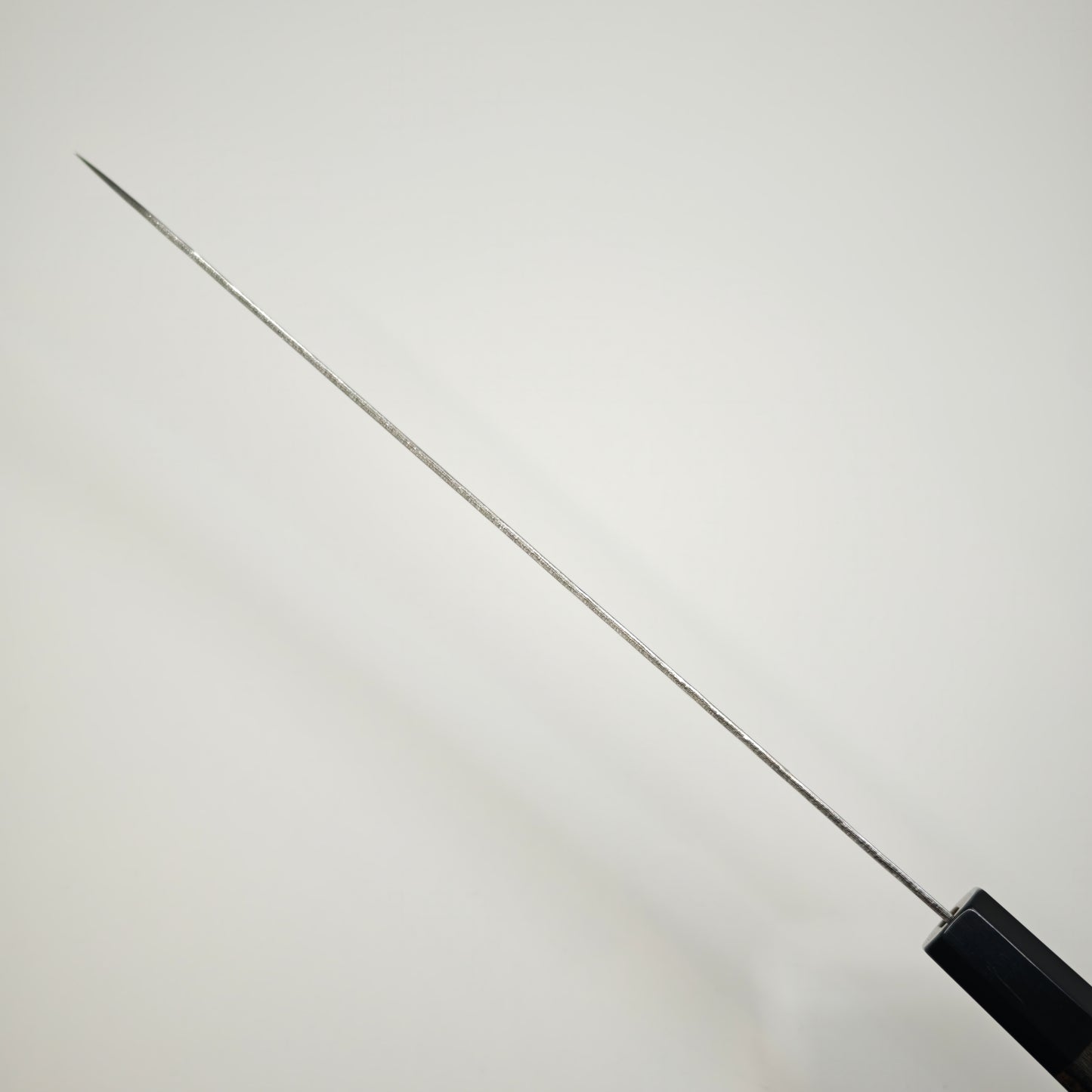 Shisei 440C Tsuchime Damascus Polished Sujihiki 240mm