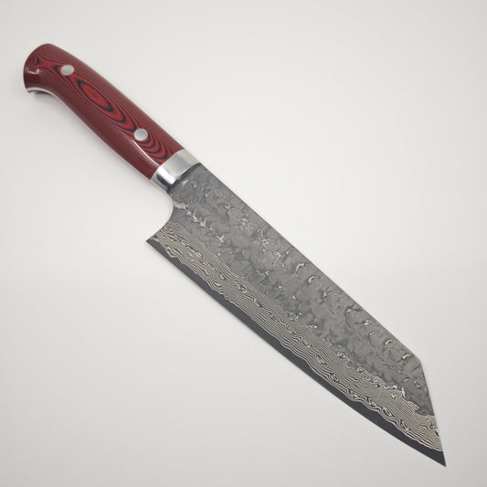 Takeshi Saji VG10 Cross Tsuchime Kurouchi Bunka 180mm