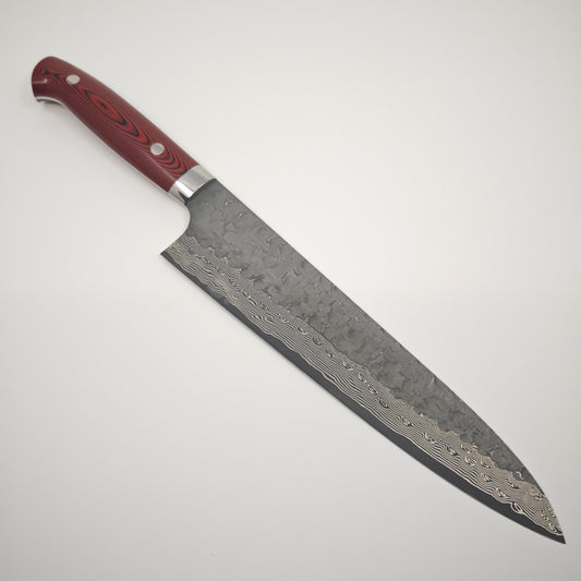 Takeshi Saji VG10 Cross Tsuchime Kurouchi Gyuto 240mm