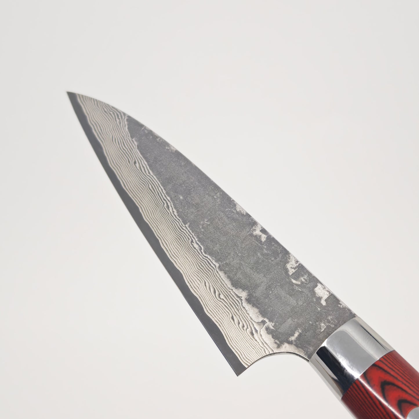 Takeshi Saji VG10 Cross Tsuchime Kurouchi Petty 90mm