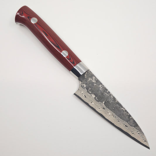 Takeshi Saji VG10 Cross Tsuchime Kurouchi Petty 90mm