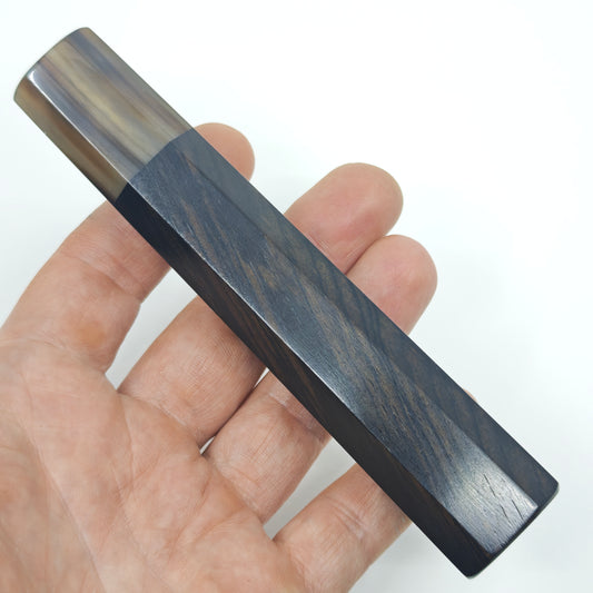 Black Ebony with Blond Buffalo Horn Ferrule