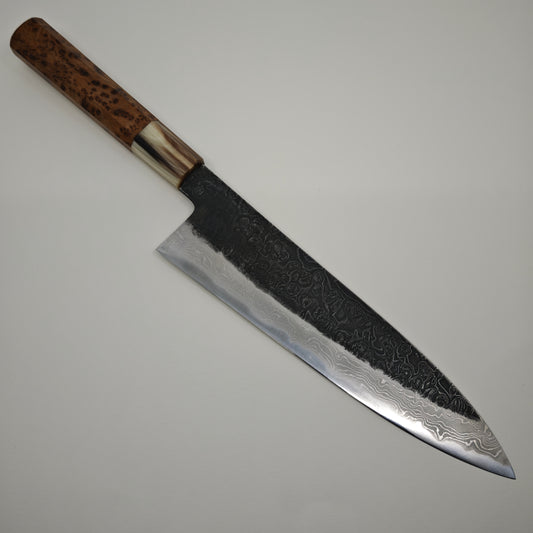 Mutsumi Hinoura White2 Kitaeji Gyuto 210mm