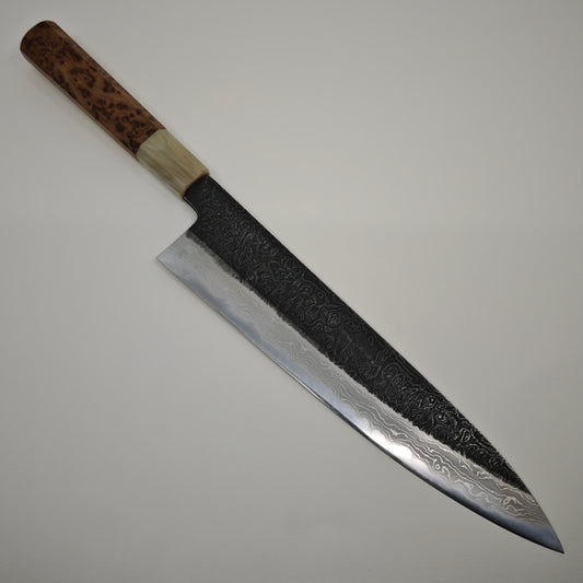 Mutsumi Hinoura White2 Kitaeji Gyuto 240mm