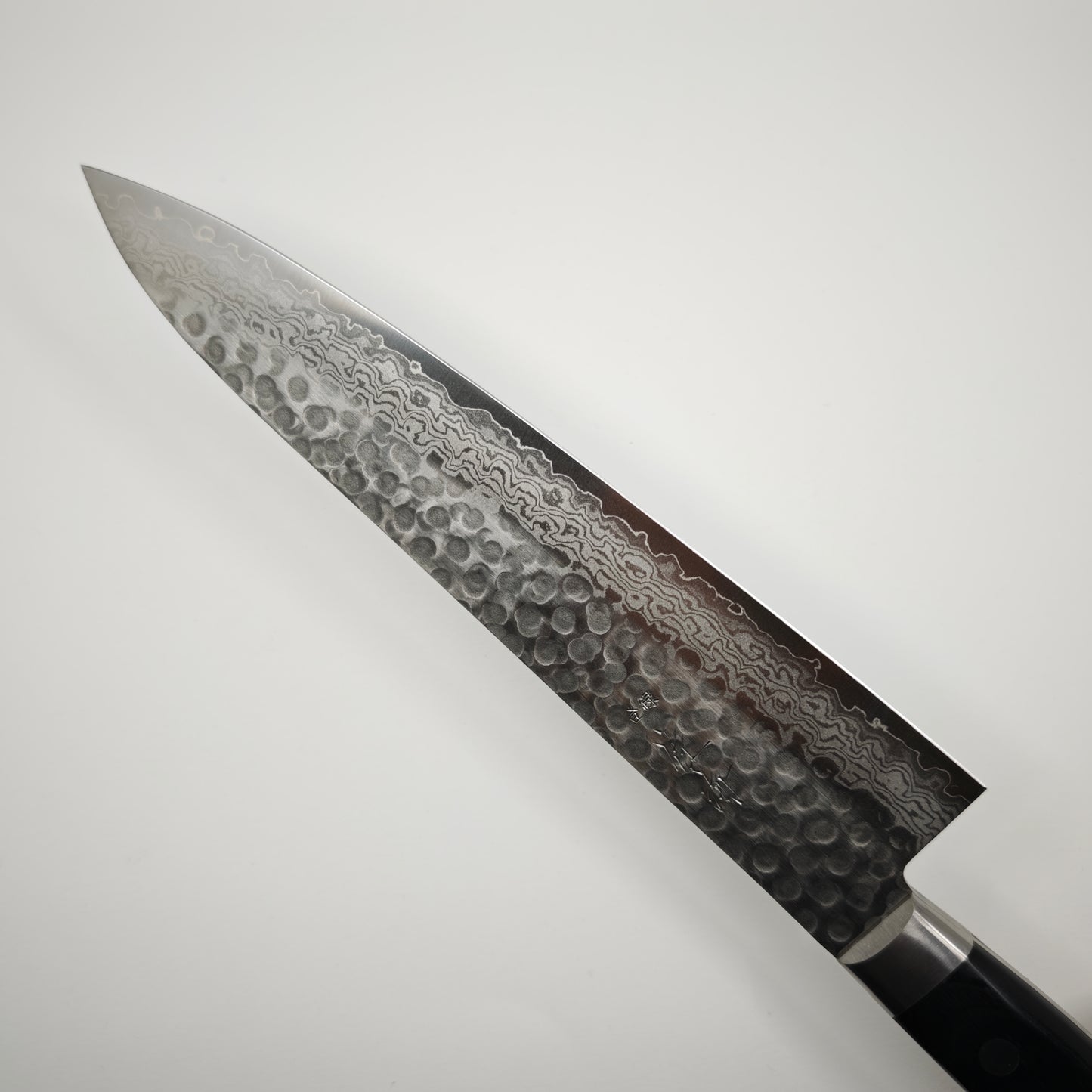 Touroku Sakai VG10 17 Layer Damascus Gyuto 240mm Black Western Handle