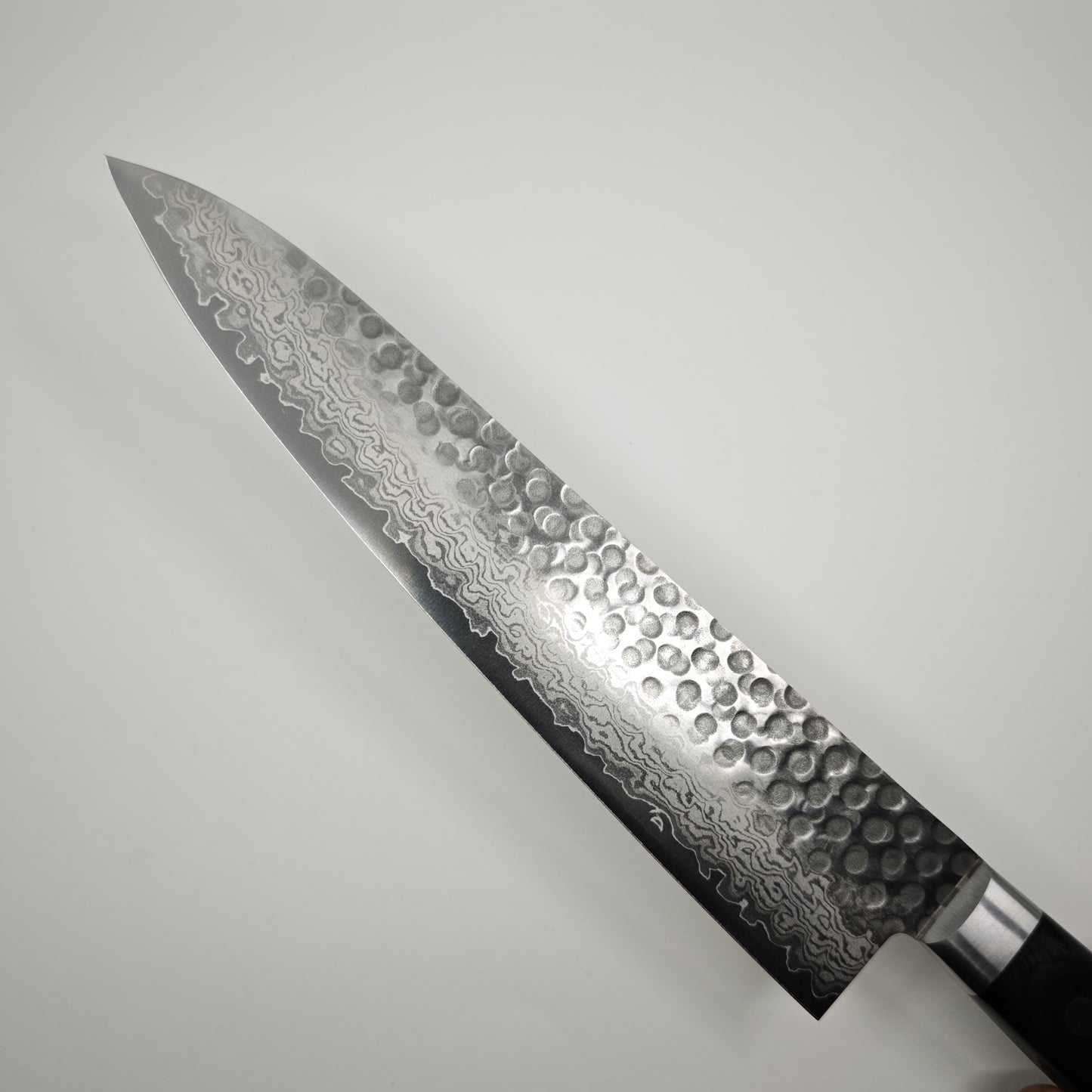 Touroku Sakai VG10 17 Layer Damascus Gyuto 240mm Black Western Handle