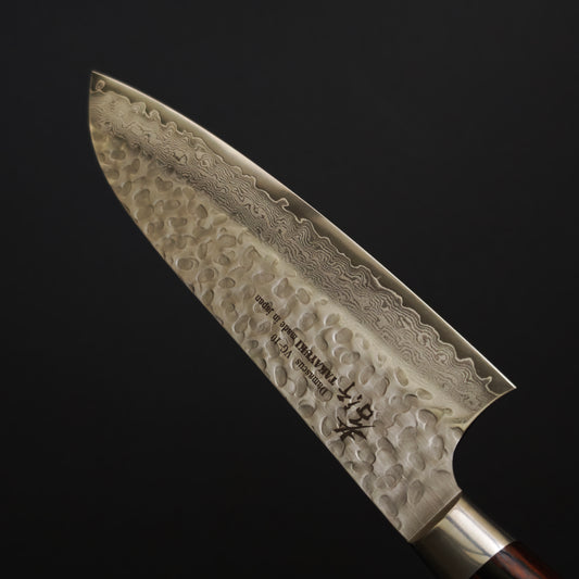 Sakai Takayuki VG10 33 Layer Damascus Santoku 180mm-Western Handle