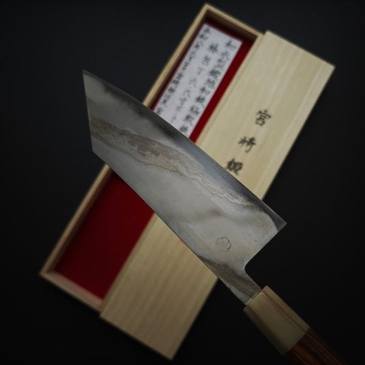 7 Miyazaki Kajiya Tamahagane Hineri Kiritsuke Gyuto 200mm (Batch3)