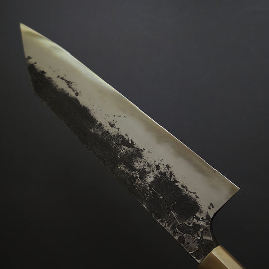 Mazaki Blue Super Hon-Sanmai Kiritsuke Gyuto 240mm
