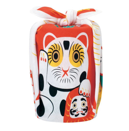 Furoshiki wrapping cloth-Fuku COCHAE | Manekineko Red 480mmx480mm