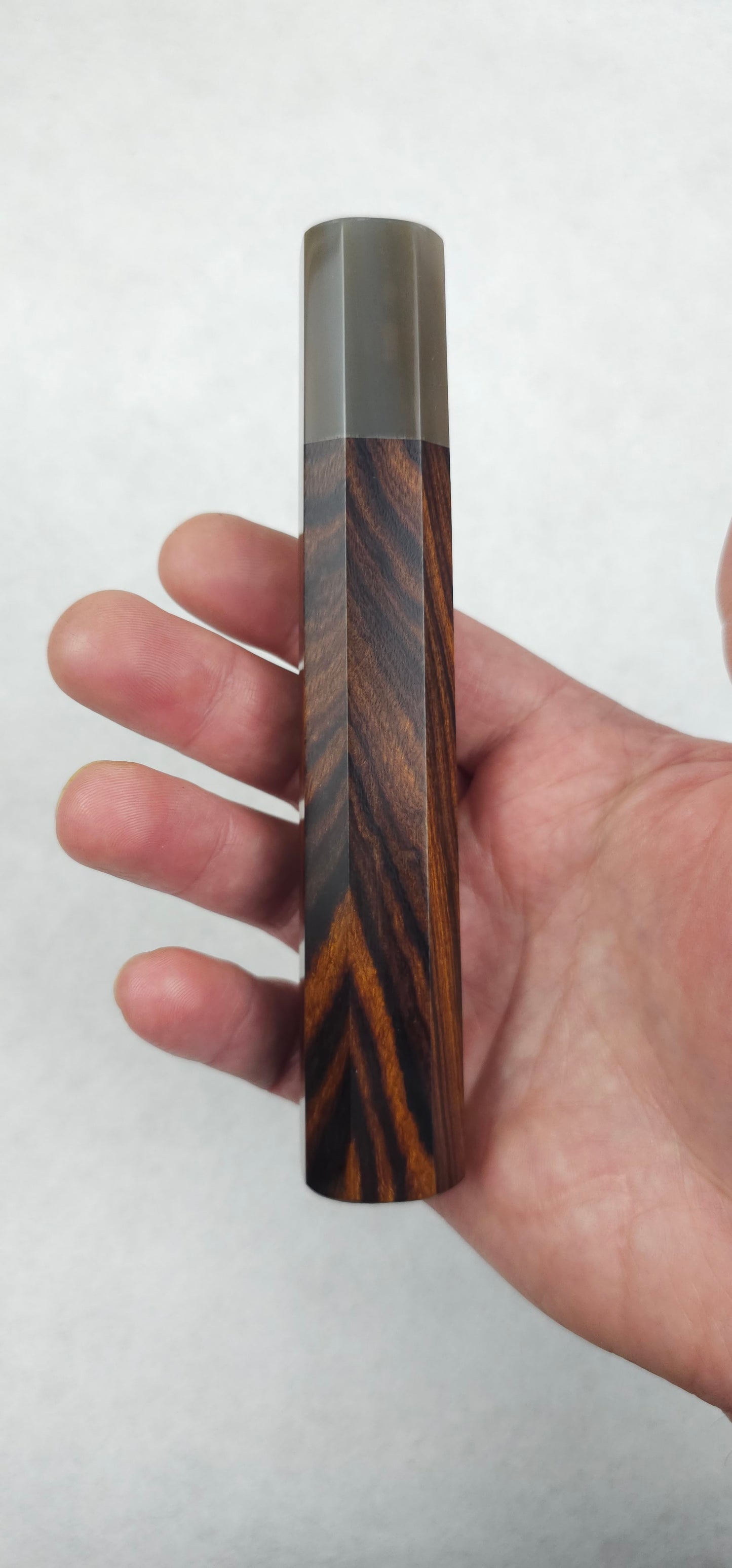 Desert ironwood with blond buffalo ferrule