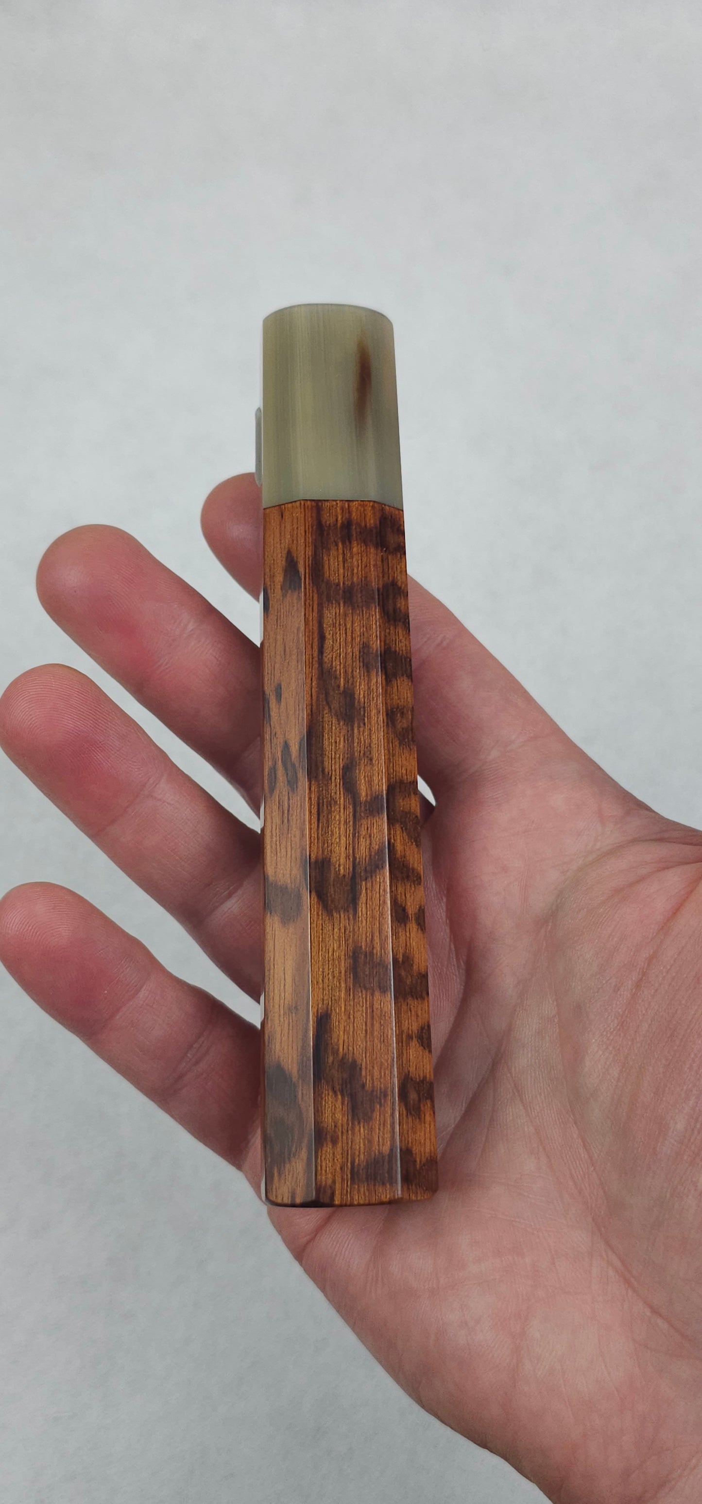 Snakewood with blond buffalo ferrule