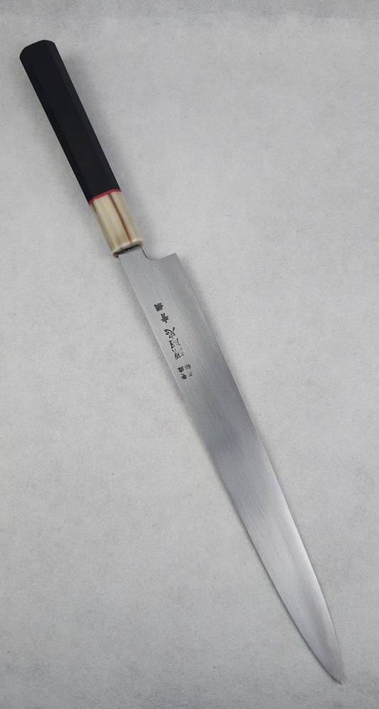 Mizuno Tanrenjo Akitada Hontanren Blue2 Sujihiki Knife 270mm