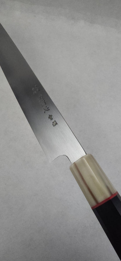 Mizuno Tanrenjo Akitada Hontanren Blue2 Sujihiki Knife 270mm