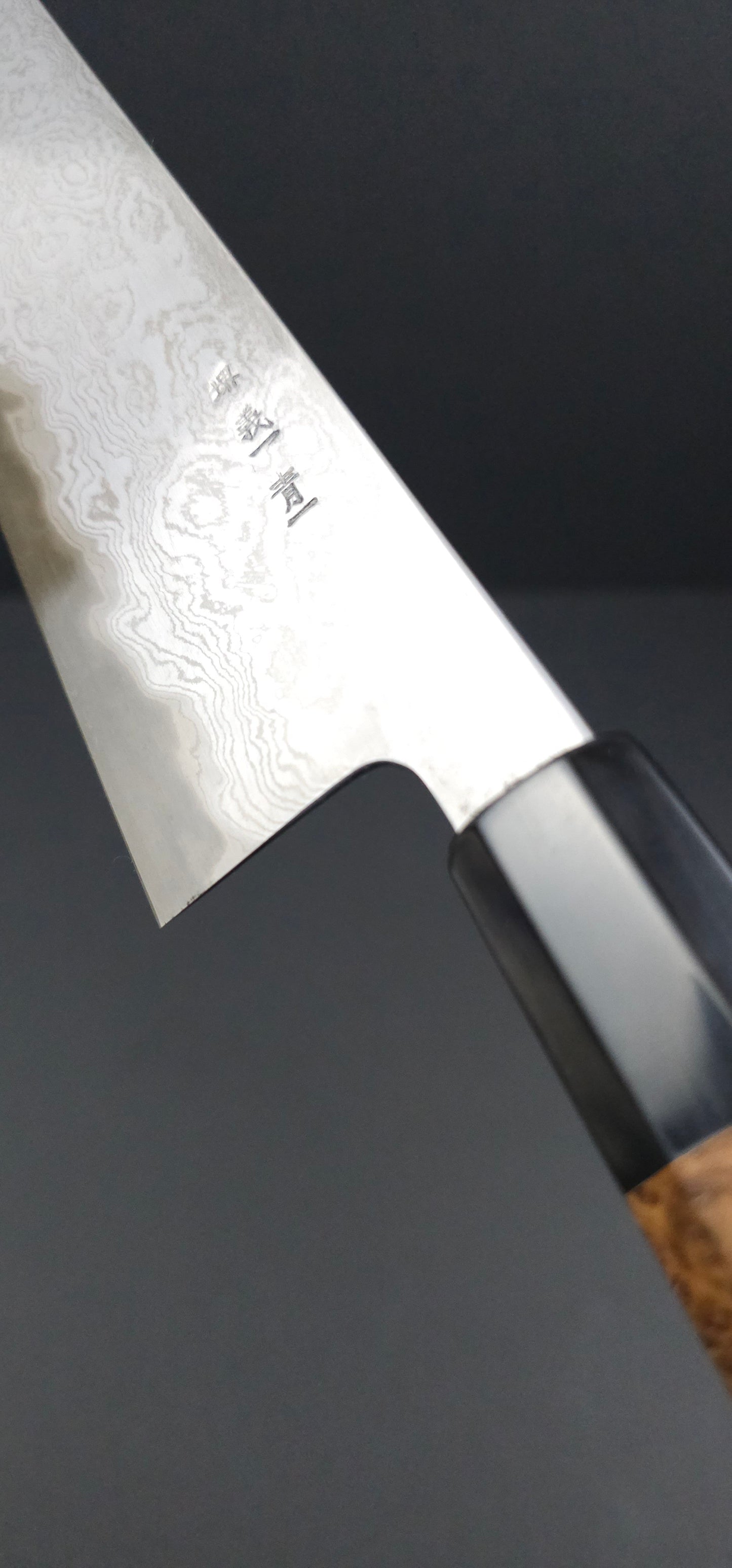 Yoshikazu Tanaka Blue1 Damascus Kiritsuke Gyuto 240mm